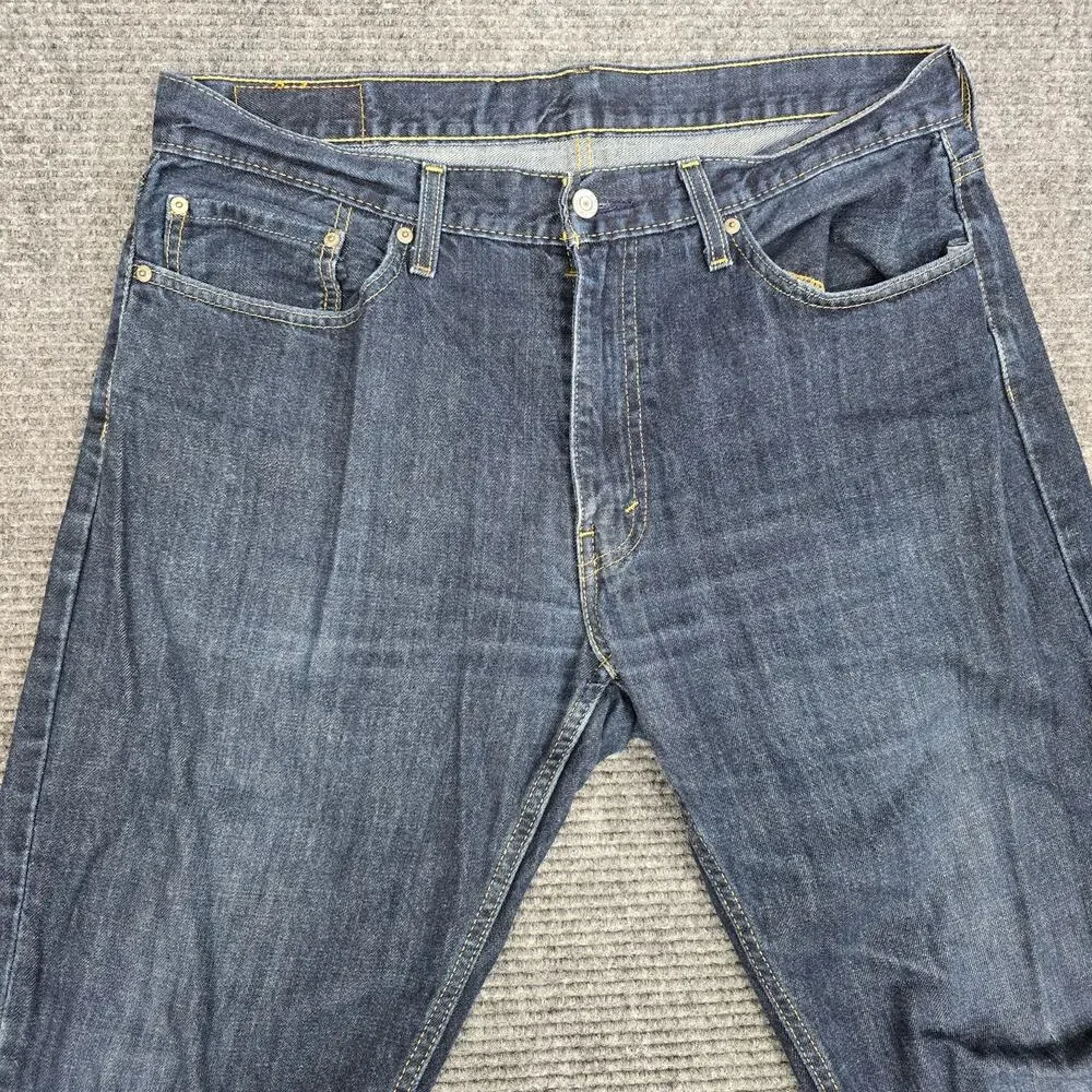 Levi’s 559 Men’s Jeans 36x32 Dark Wash Relaxed Straight 100% Cotton